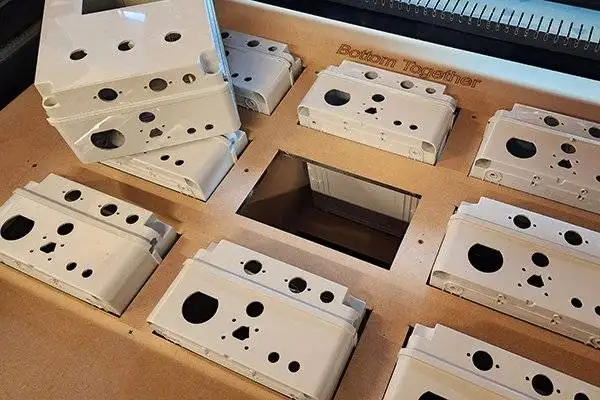 Deep cut electrical housing