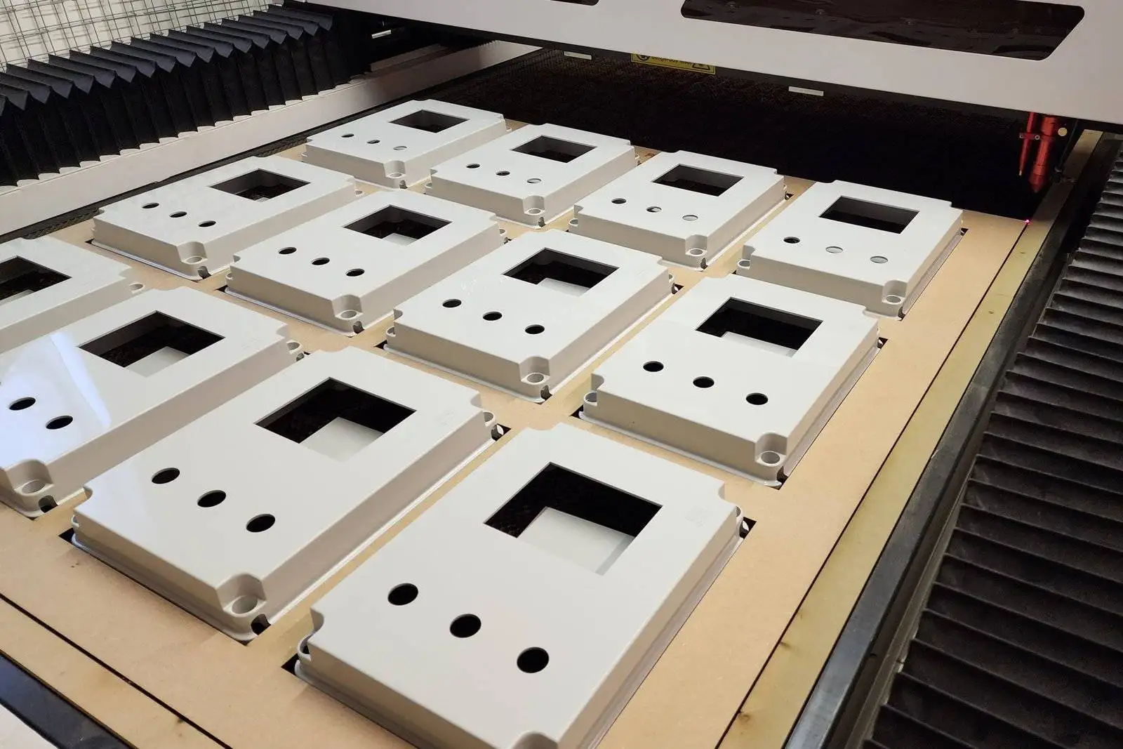 Electrical box cut outs